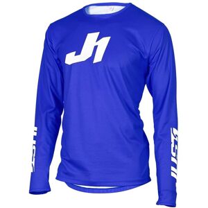 Maglia Moto Cross Enduro Just1 J-ESSENTIAL SOLID Blu taglia 2XL