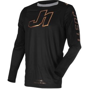 Maglia Moto Cross Enduro Just1 J-FLEX ANNIVERSARY Nero Bronz taglia L