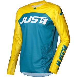 Maglia Moto Cross Enduro Just1 J-FORCE Terra Blu Giallo taglia XS