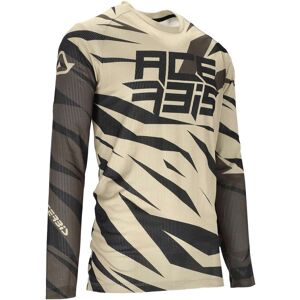 Maglia Moto Mtb Acerbis MX J-WINDY FOUR VENTED Beige Nero taglia M