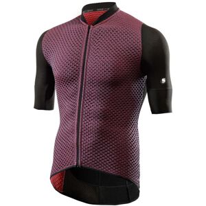 Maglia Tecnica Ciclismo Sixs Mezza Stagione Hive Nero Rosso taglia S