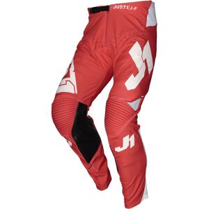 Pantaloni Moto Cross Enduro Just1 J-FLEX Aria Rosso Bianco taglia 28