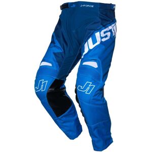 Pantaloni Moto Cross Enduro Just1 J-FORCE Hexa Blu Bianco taglia 32