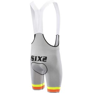 Sixs Salopette gamba corta ULTRALIGHT ORANGE/YELLOW - L taglia S