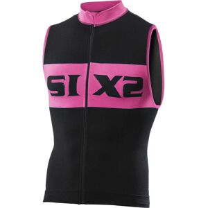 Smanicato Tecnico Activewear Sixs BIKE2 Luxury Nero Rosa taglia S