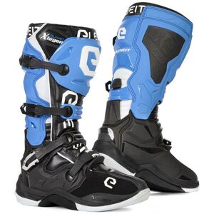 Stivali Moto Cross Enduro Eleveit X-Legend Nero Azzurro taglia 46