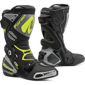 Stivali Moto Racing Forma ICE PRO Nero Antracite Giallo Fluo taglia 44