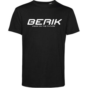 T-Shirt Berik 2.0 Girocollo TEE In Cotone Organico Nero Scri taglia L