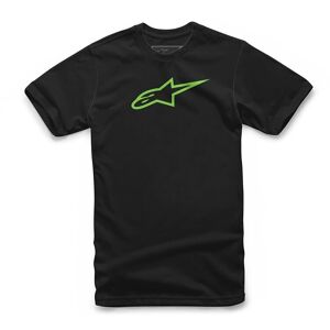 T-Shirt Casual Alpinestars AGELESS CLASSIC TEE Nero Verde taglia S