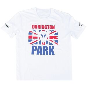 T-Shirt Moto Dainese Donington D1 Bianco taglia 2XL