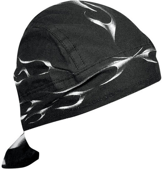 Bandana Sottocasco Moto Zanheadgear Flydanna Fiamma Nera taglia unica