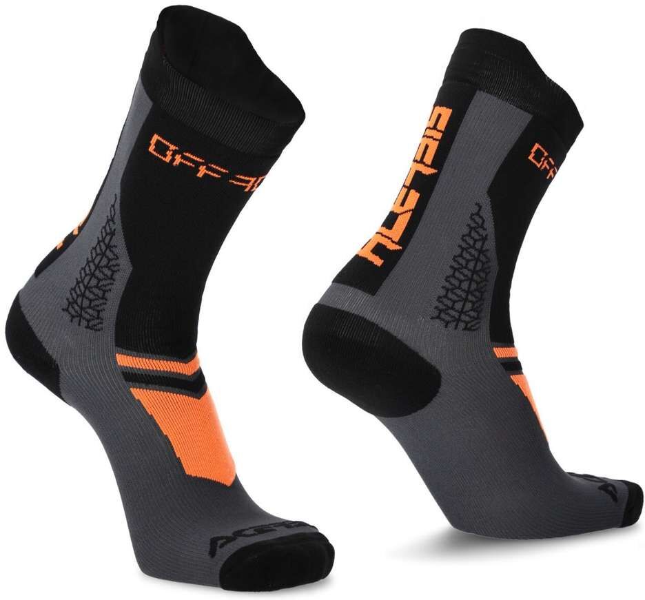 Calza Moto-MTB Acerbis MTB TRACK Nero Arancio taglia L/XL