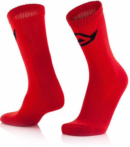 Calze Moto Corte Acerbis Cotton Socks Rosso taglia L/XL