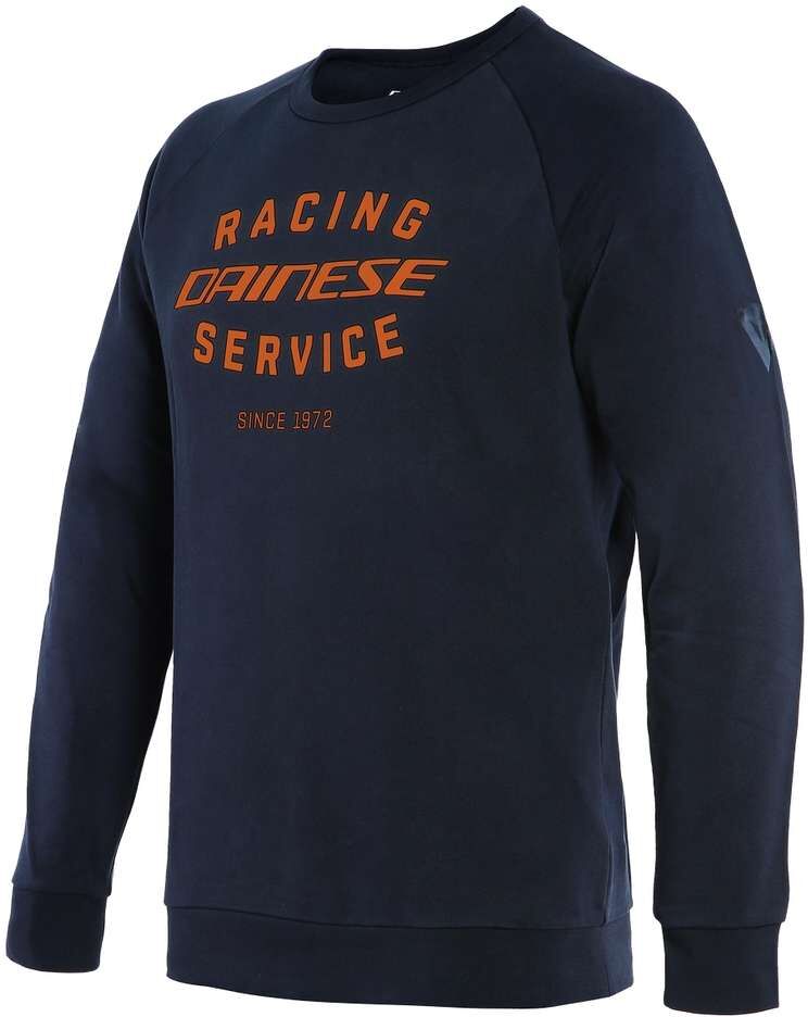 Felpa Dainese PADDOCK SWEATSHIRT Nero Arancio taglia S