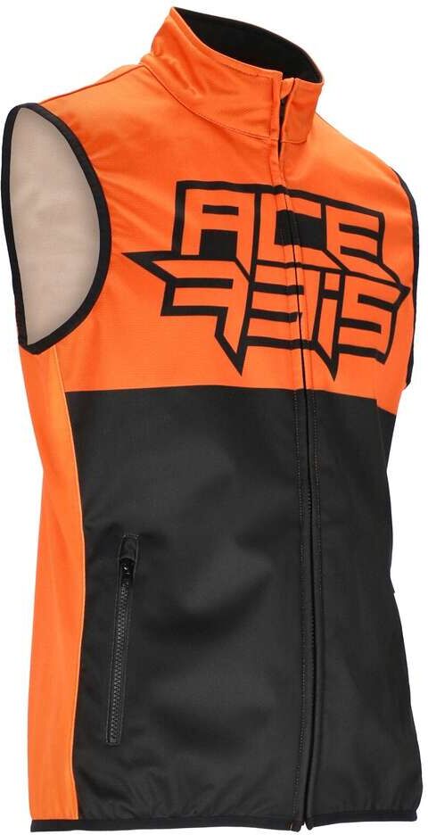 Gilet Moto Off Road Softshell Acerbis LINEAR Nero Arancio taglia S