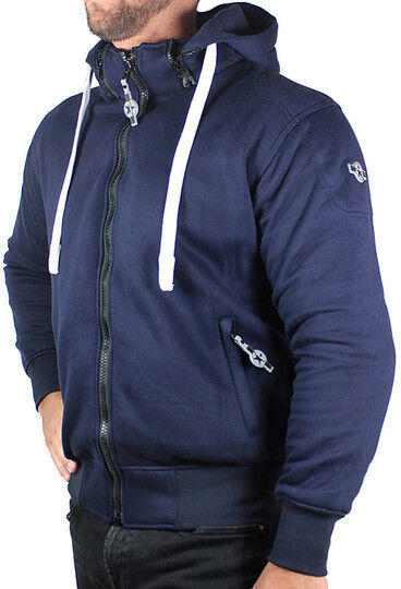 Giubbotto Felpa Moto Harisson Sweater Patriot Navy Blu taglia XL