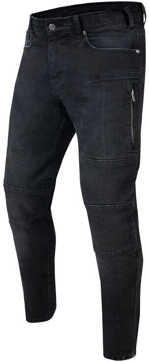 Jeans Moto Rebelhorn RAGE II Tapered Fit Washed Nero - L32 taglia 28