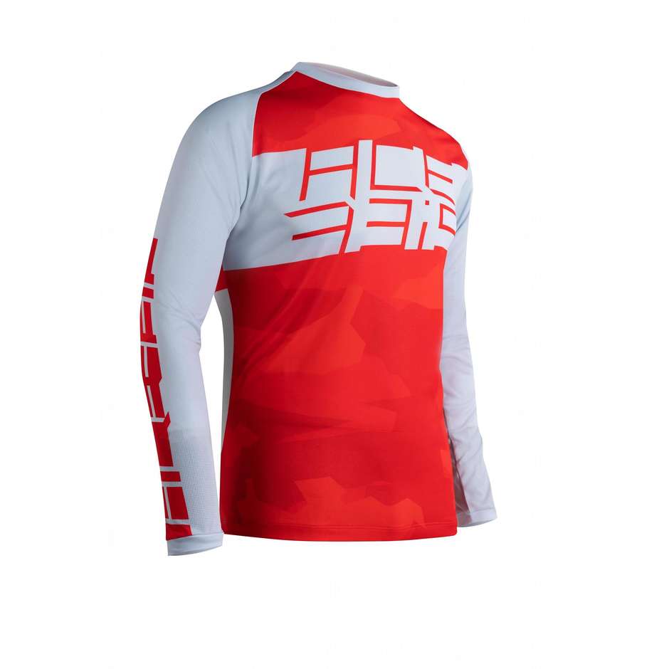 Maglia Bici Acerbis Mtb eBike Speeder Nero Rosso taglia M