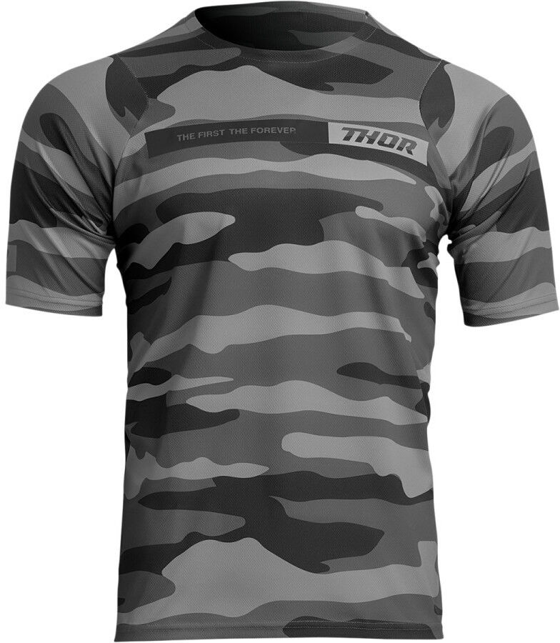 Maglia Bici Mtb Thor JERSEY Assist Camo Grey taglia XS