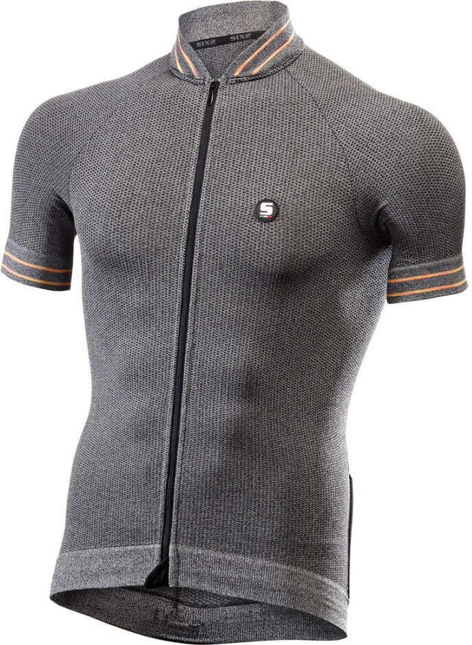 Maglia Bici Tecnica Sixs Ultraleggera a Maniche Corte Grigio taglia M