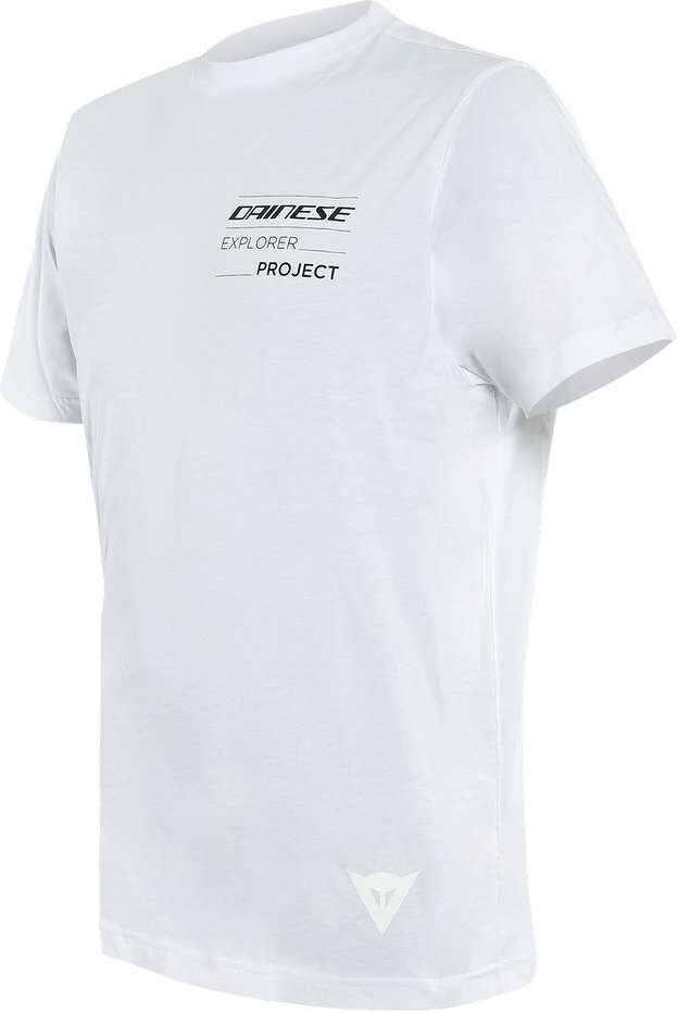 Maglia Maniche Corte Dainese ADVENTURE LONG T-SHIRT Bianco N taglia L