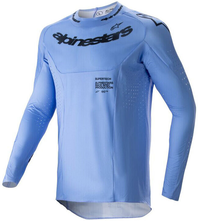 Maglia Moto Cross Enduro Alpinestars SUPERTECH DADE Azzurro taglia 2XL