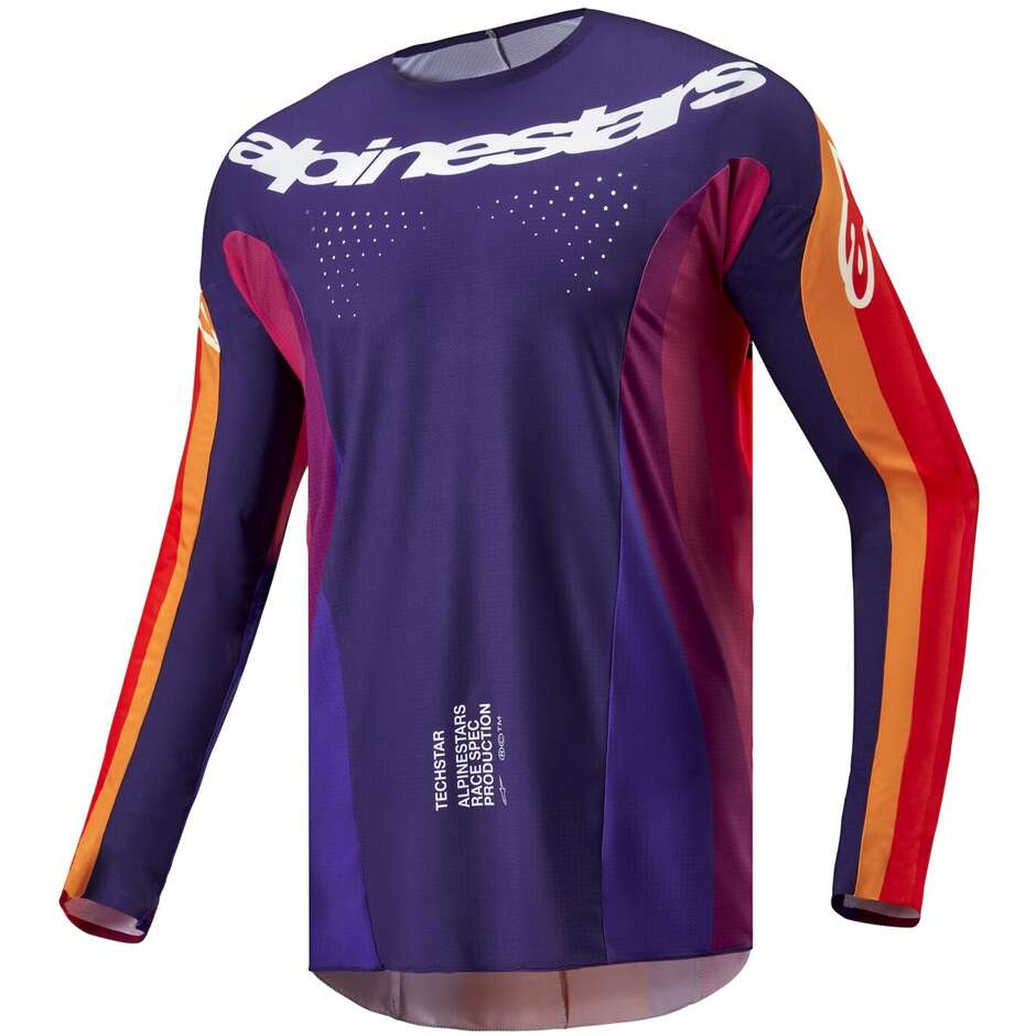 Maglia Moto Cross Enduro Alpinestars TECHSTAR PNEUMA Arancio taglia XL