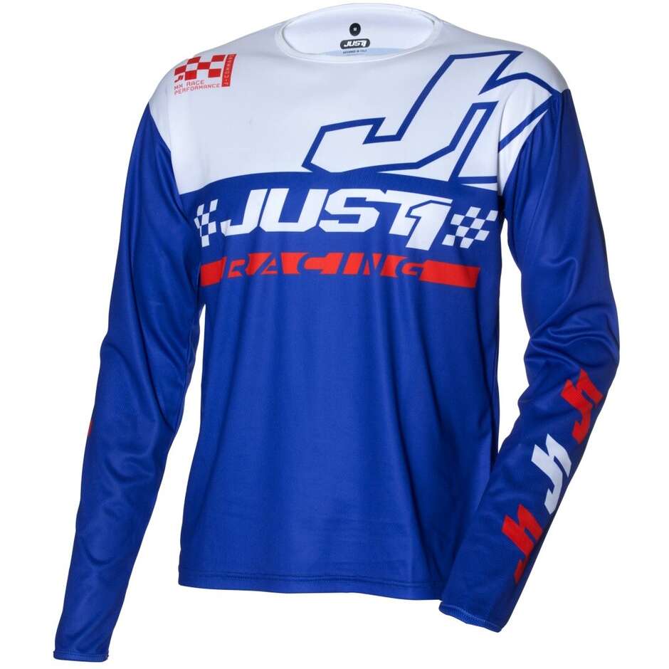 Maglia Moto Cross Enduro Just1 J-COMMAND Competition Blu Ros taglia XS