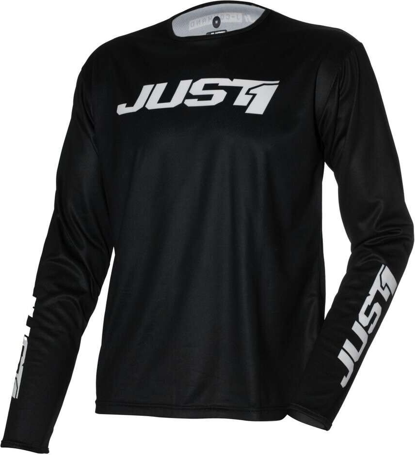 Maglia Moto Cross Enduro Just1 J-COMMAND Solid Nero taglia XS