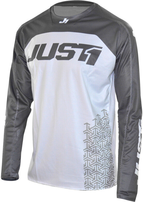 Maglia Moto Cross Enduro Just1 J-FORCE Terra White Grey taglia 2XL