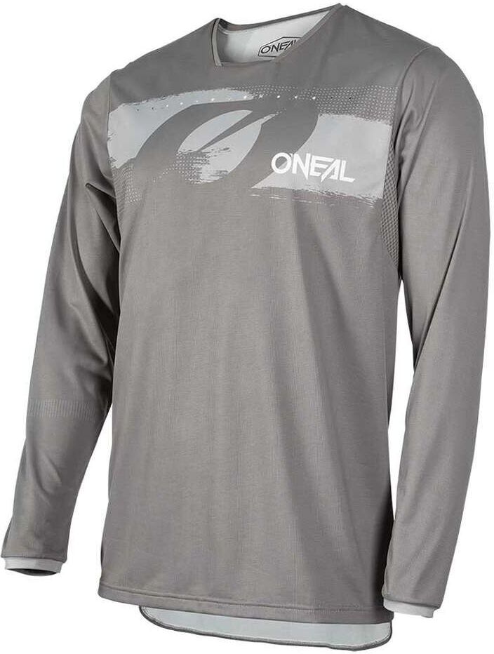 Maglia Moto Cross Enduro Mtb Oneal ELEMENT FR HYBRID Grigio taglia S