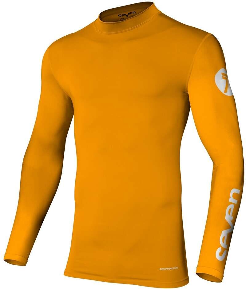 Maglia Moto Cross Enduro Seven Mx ZERO COMPRESSION Arancio taglia L