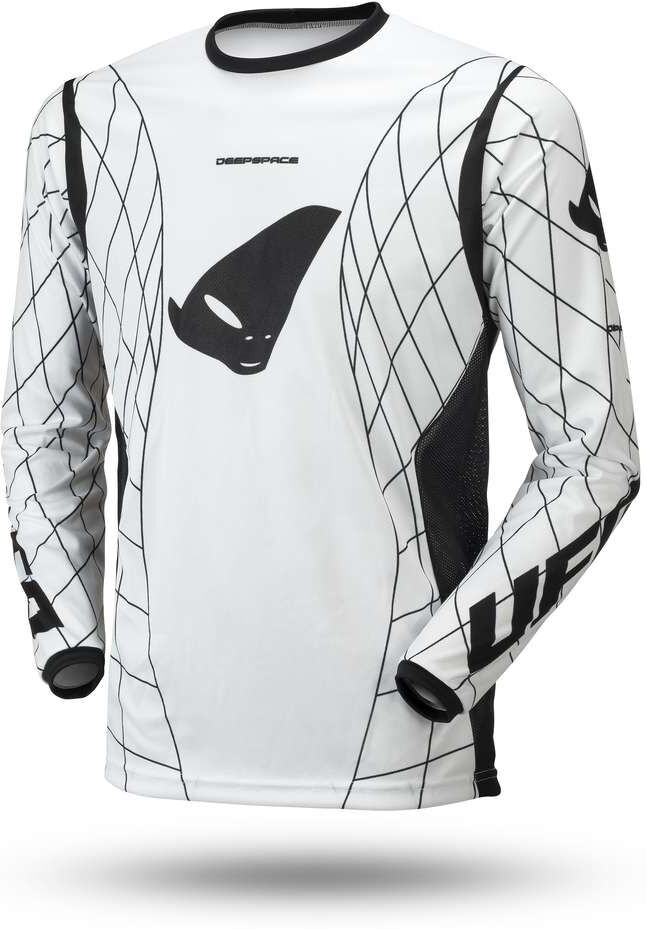 Maglia Moto Cross Enduro Ufo Deep Space Bianco taglia XL