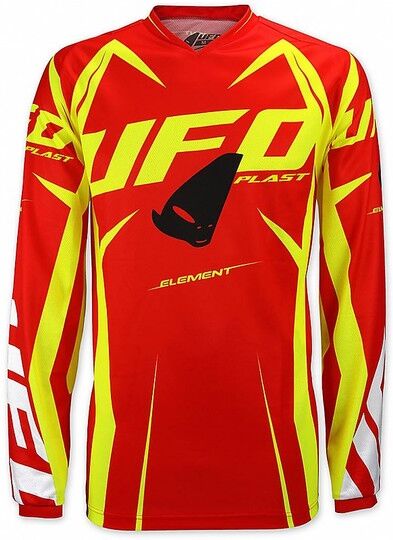 Maglia Moto Cross Enduro Ufo Element Rosso taglia S