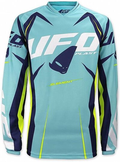 Maglia Moto Cross Enduro Ufo Element Turchese taglia S