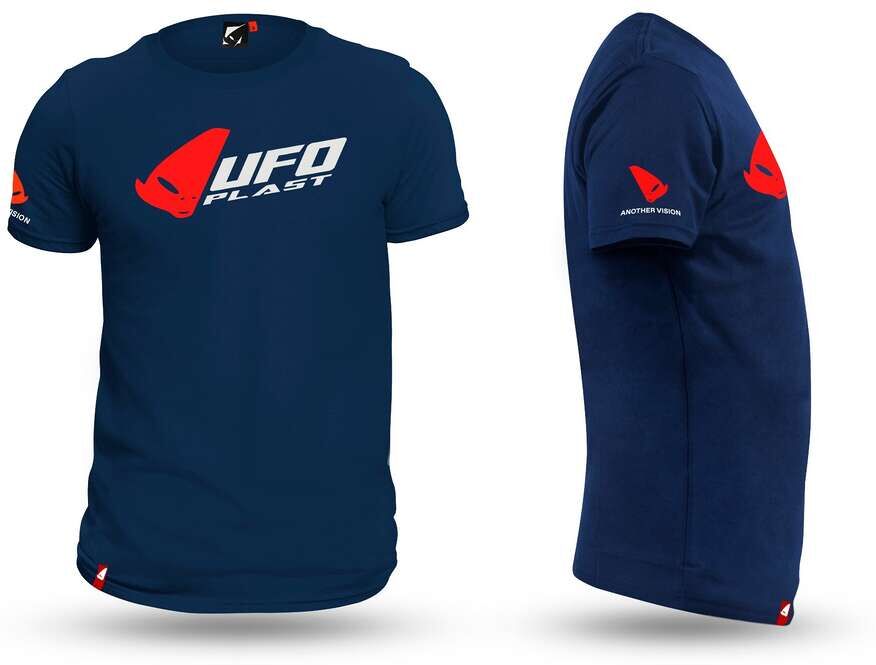 Maglia T-shirt Ufo ALIEN Blu taglia M