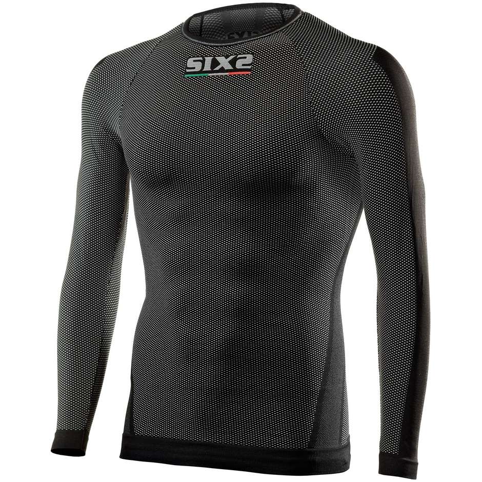 Maglia Tecnica Intima Manica Lunga Sixs TS2 Nera taglia XS