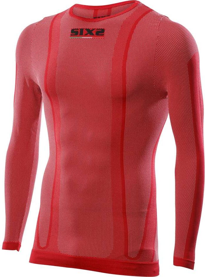 Maglia tecnica Intima Sixs TS2 Maniche Lunghe Color Rosso taglia 2XL