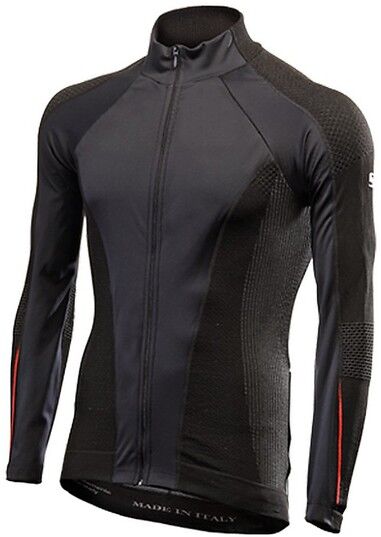 Maglia Windshell Moto Tecnica Sixs Wind Shell WT Nero Rosso taglia XL