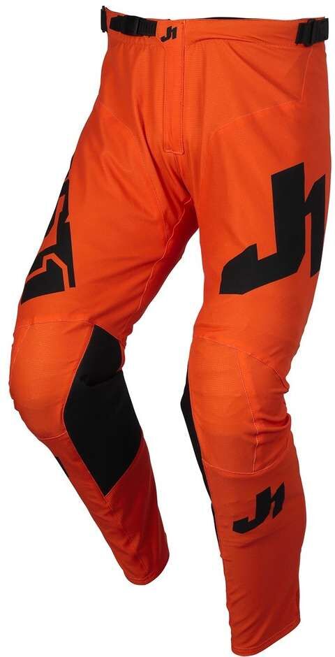 Pantaloni Moto Cross Enduro Just1 J-ESSENTIAL SOLID Arancio taglia 30