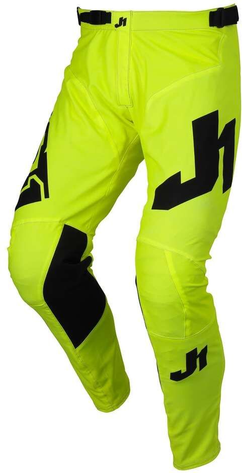 Pantaloni Moto Cross Enduro Just1 J-ESSENTIAL SOLID Giallo F taglia 34