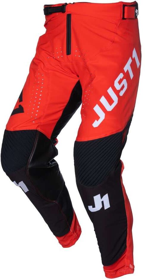 Pantaloni Moto Cross Enduro Just1 J-FLEX 2.0 District Rosso taglia 38