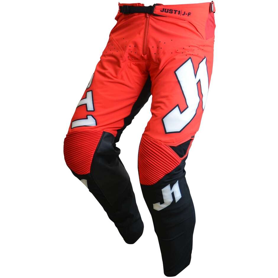 Pantaloni Moto Cross Enduro Just1 J-FLEX Adrenaline Rosso Bi taglia 38