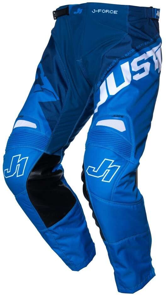 Pantaloni Moto Cross Enduro Just1 J-FORCE Hexa Blu Bianco taglia 28