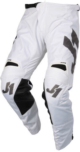 Pantaloni Moto Cross Enduro Just1 J-FORCE Terra White Grey taglia 38