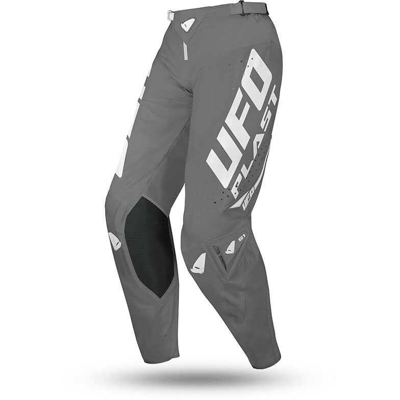 Pantaloni Moto Cross Enduro Ufo SLIM RADIAL Grigio taglia 50