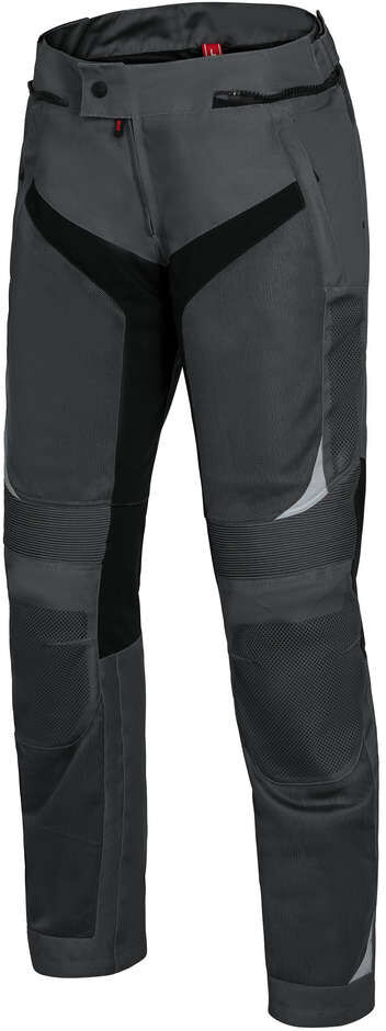 Pantaloni Moto In Tessuto Estivi iXS TRIGONIS AIR Nero Grigi taglia 5X