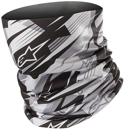 Scaldacollo Leggero Alpinestars BLURRED Neck tube Nero Antra taglia un