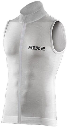 Smanicato Tecnico Activewear Sixs BIKE2 Carbon Bianco taglia M