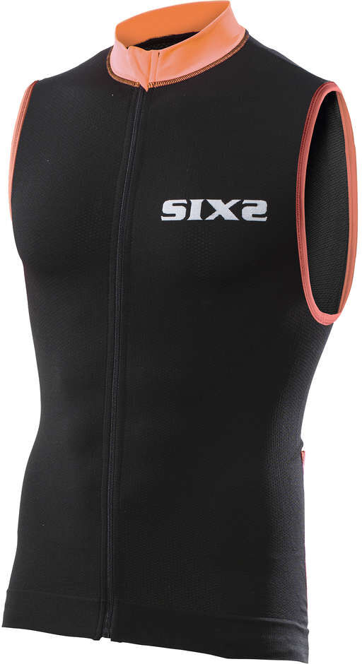 Smanicato Tecnico Activewear Sixs BIKE2 Nero Arancio taglia XS